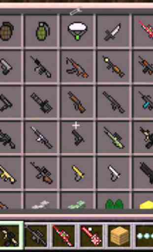 Weapons Mod New MCPE 2
