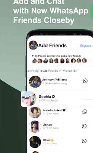 WhatsNum for WhatsApp - Meet & Chat New People 1