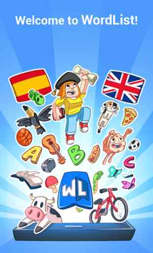 WordList: imparare inglese e spagnolo flashcard 1