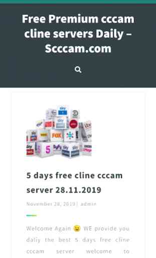 5 Days Free CCcam - Free CCcam Server Generator 4