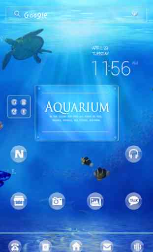 Aquarium dodol launcher theme 1