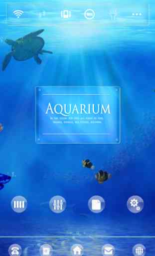 Aquarium dodol launcher theme 4