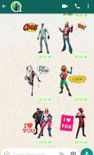 Battle royale Stickers for Whatsapp 1