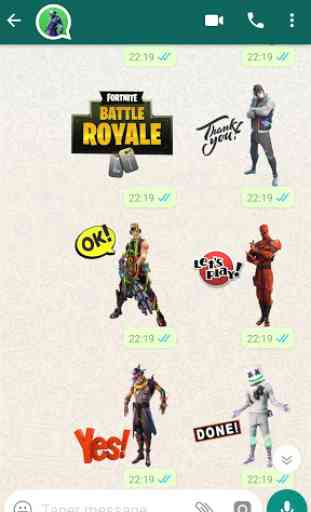 Battle royale Stickers for Whatsapp 2