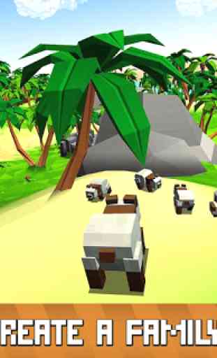 Blocky Panda Simulator - be a bamboo bear! 4
