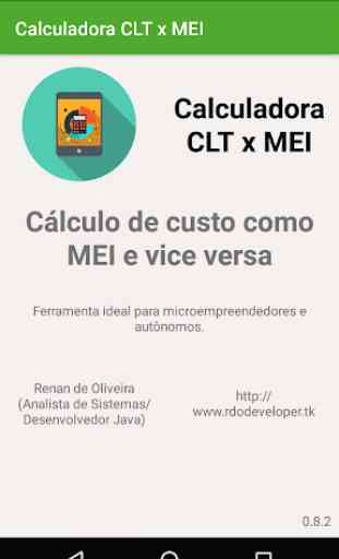 Calculadora CLT x MEI 1