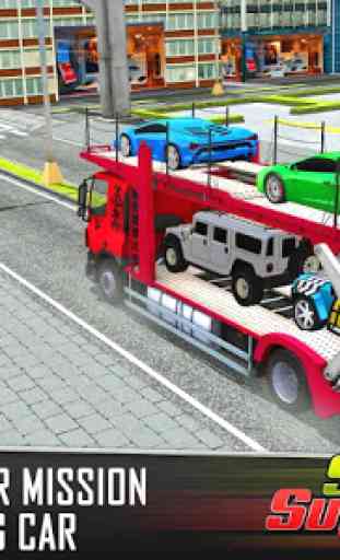 Car Transporter Euro Truck: giochi di guida 2