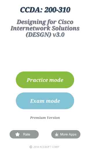 Cisco CCDA Certification: 200-310 (DESGN) Exam 1