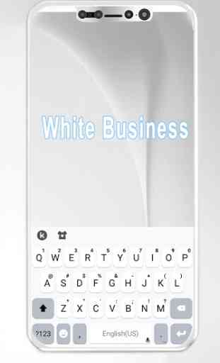 Classic Business White Tema Tastiera 1