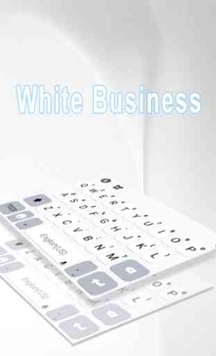 Classic Business White Tema Tastiera 2
