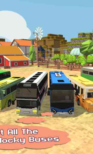 Coach Bus Driving Simulator: Blocky City 2018 1