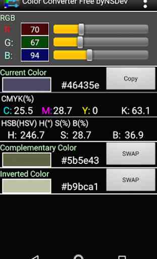 Color Converter Free byNSDev 1