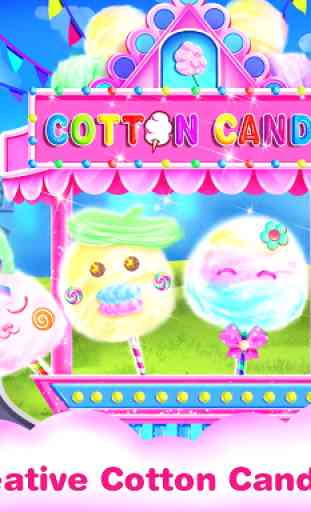 Colorful Cotton Candy Maker - Rainbow Sweety Games 1