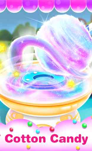 Colorful Cotton Candy Maker - Rainbow Sweety Games 3