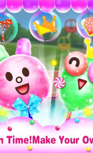 Colorful Cotton Candy Maker - Rainbow Sweety Games 4