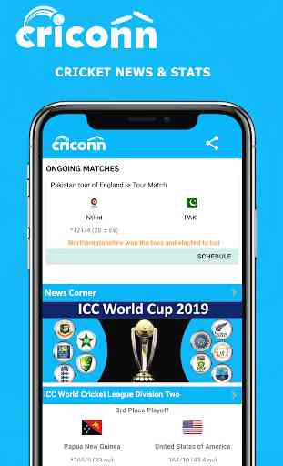 Criconn - Fastest Live Cricket Scores & News 1