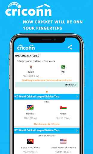 Criconn - Fastest Live Cricket Scores & News 2