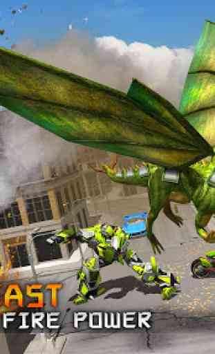 Deadly Flying Dragon Attack : Robot Games 3
