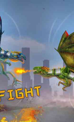 Deadly Flying Dragon Attack : Robot Games 4