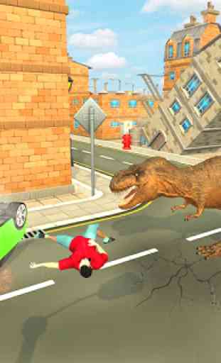 Dino Rampage Attack: City T-Rex VS Angry Gorilla. 4