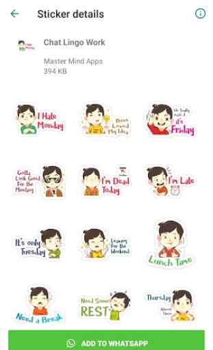English Chat Boy Stickers - WAStickerApps 2
