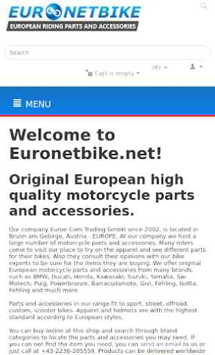 EURONETBIKE Motorcycle Parts & Apparel Store 1