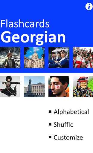 Georgian Alphabet Flash Cards 1