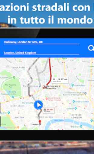GPS Navigazione vocale, Vista stradale & Mappa 3