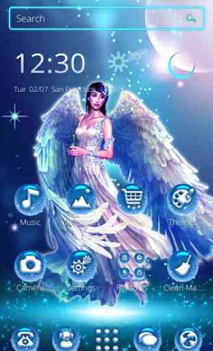 Holy Fantasy Angel Launcher Theme 4