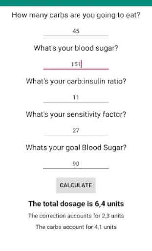 Insulin Dose Calculator and timer for diabetes 3