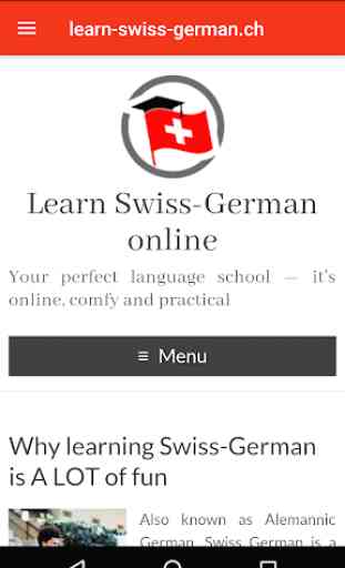 Learn Swiss-German 1
