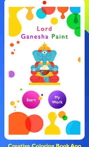Lord Ganesha Paint, Ganesha Coloring Pictures 1