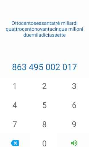 Numeri in italiano 1