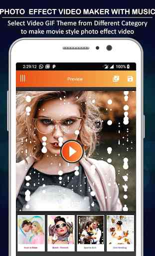 Photo Effect Animated Video Maker : Photo To Video 1