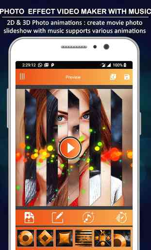 Photo Effect Animated Video Maker : Photo To Video 2