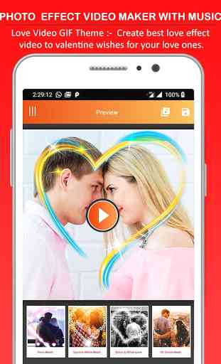 Photo Effect Animated Video Maker : Photo To Video 4