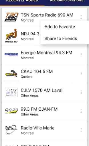 Quebec Radio Stations - Canada 2