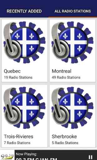 Quebec Radio Stations - Canada 4