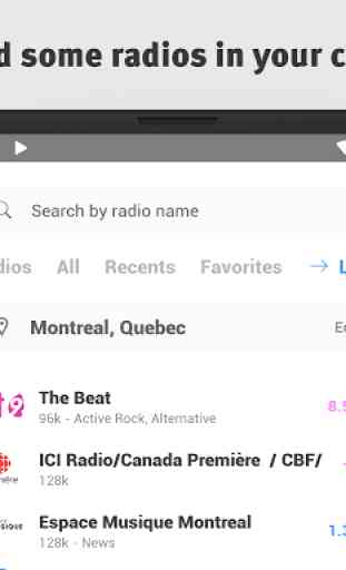 Radio Canada: Radio FM online, Radio player 2