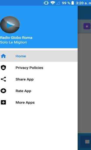 Radio Globo Roma App FM Italia Gratis Online 2