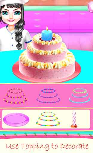 Real Cake Making Bake Decorate, Cooking Games 2020 4