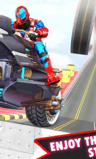 Robot Bike Stunts Race - Ramp Bike Impossible Game 1
