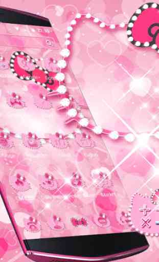 Rosa gattino diamante tema Pink Kitty 2