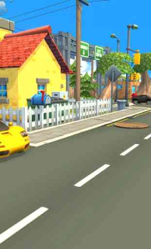 Speedy consegna auto City Food: Ristorant gioco 3D 4