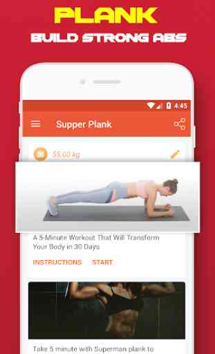 Supper Plank Workout - Lose Belly Fat & build abs 1