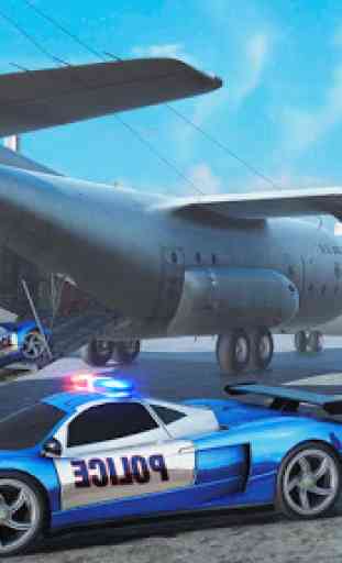 US Police Transport Plane Simulator 2019 2