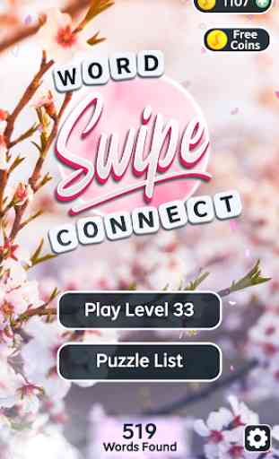 Word Swipe Connect: Crossword Puzzle Fun Games 2