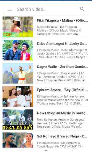 Amharic Music Videos 3