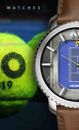 Australian Open themed watch face for smartwatches 1