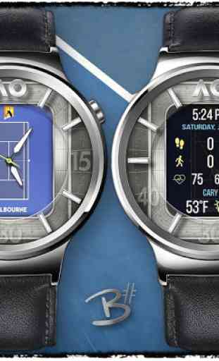 Australian Open themed watch face for smartwatches 3